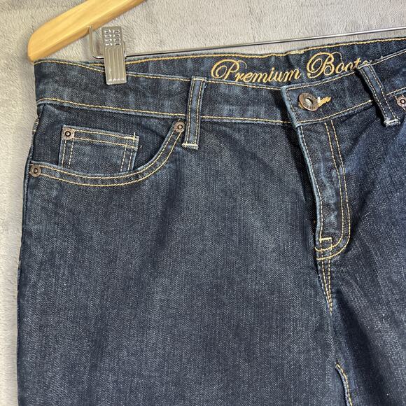 Gap Jeans Womens 10/30 Dark Blue Premium Bootcut Stretch Denim 29" Inseam - Picture 3 of 9